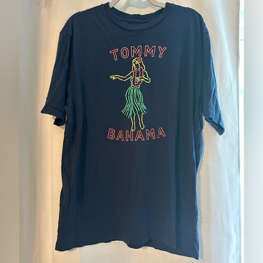 Tommy Bahama dark blue T-Shirt with Hula Dancer Graphic